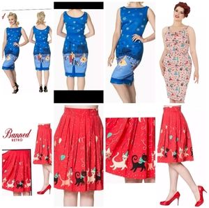 RETRO PINUP RESELLER LOT OF 14 SKIRT AND DRESSES